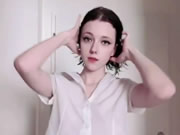 Супер милая девушка селфи красивое тело